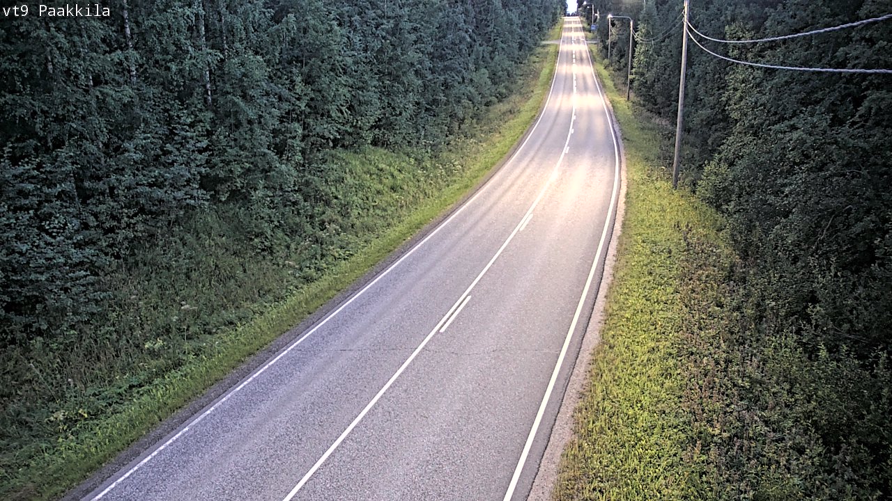 Weather Camera Image Väg 9 Tuusniemi, Paakkila, Tuusniemi, Pohjois-Savo