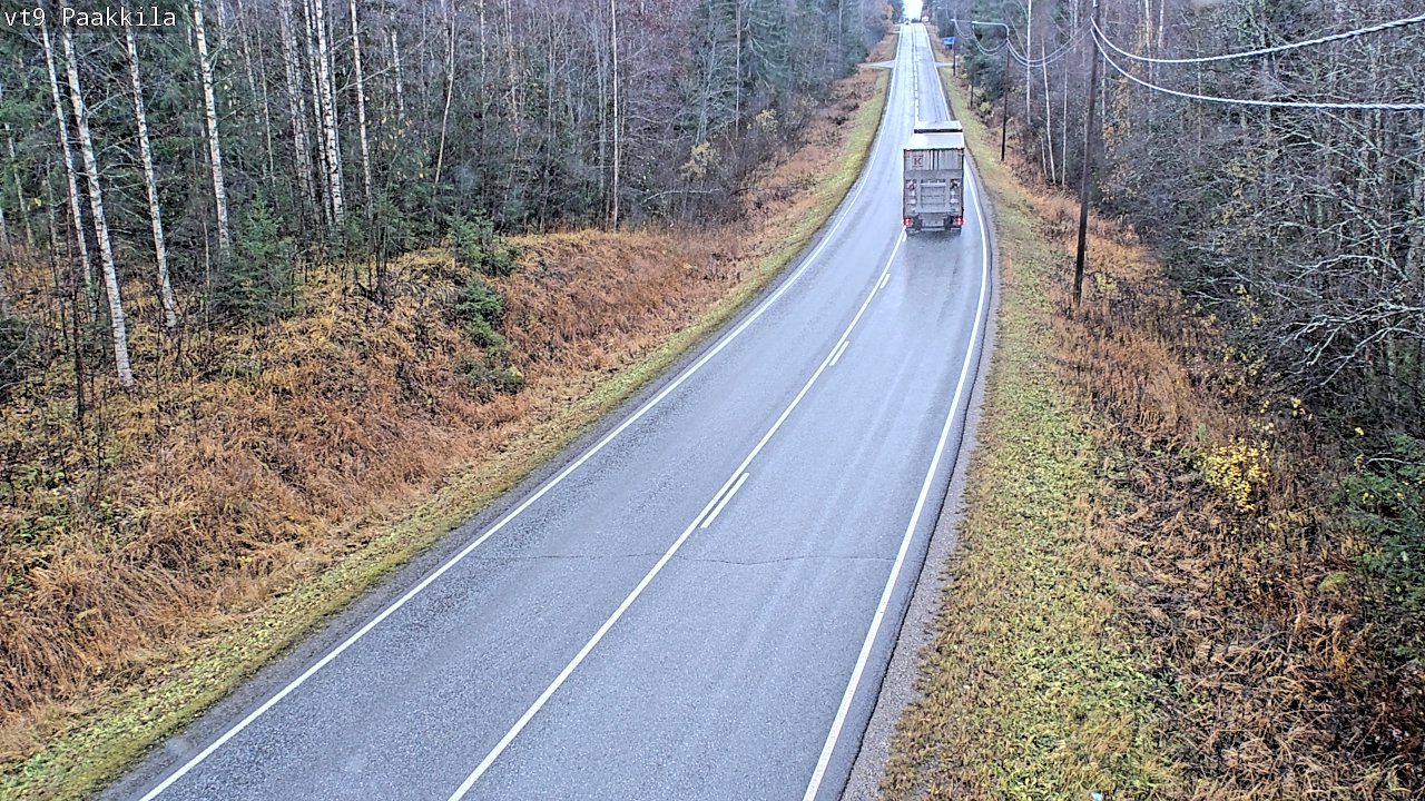 Kelikamerat Kuva Tie 9 Tuusniemi, Paakkila, Tuusniemi, Pohjois-Savo