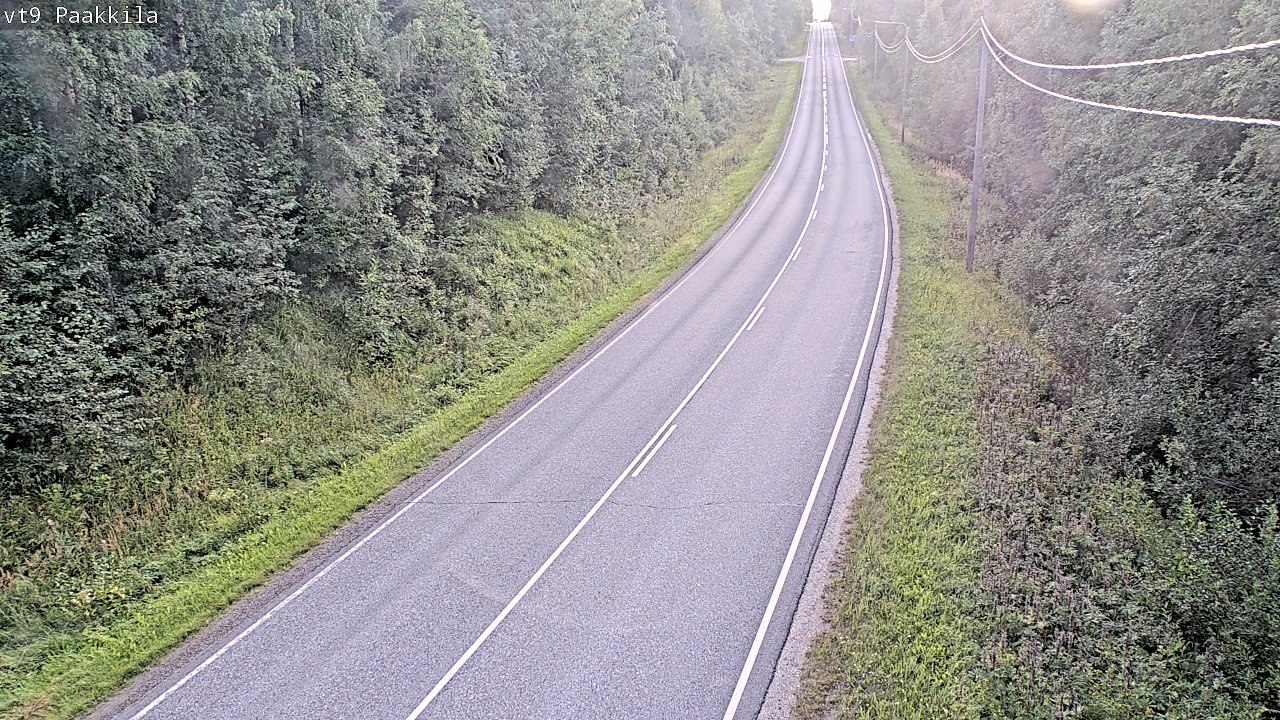 Weather Camera Image Väg 9 Tuusniemi, Paakkila, Tuusniemi, Pohjois-Savo