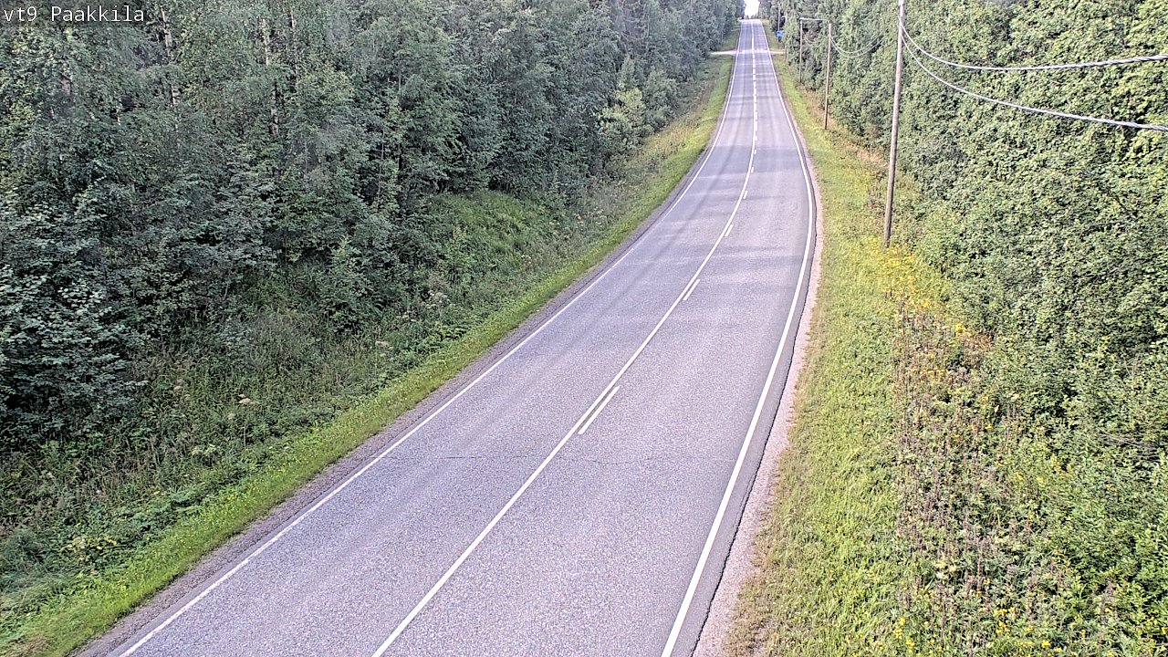 Weather Camera Image Väg 9 Tuusniemi, Paakkila, Tuusniemi, Pohjois-Savo