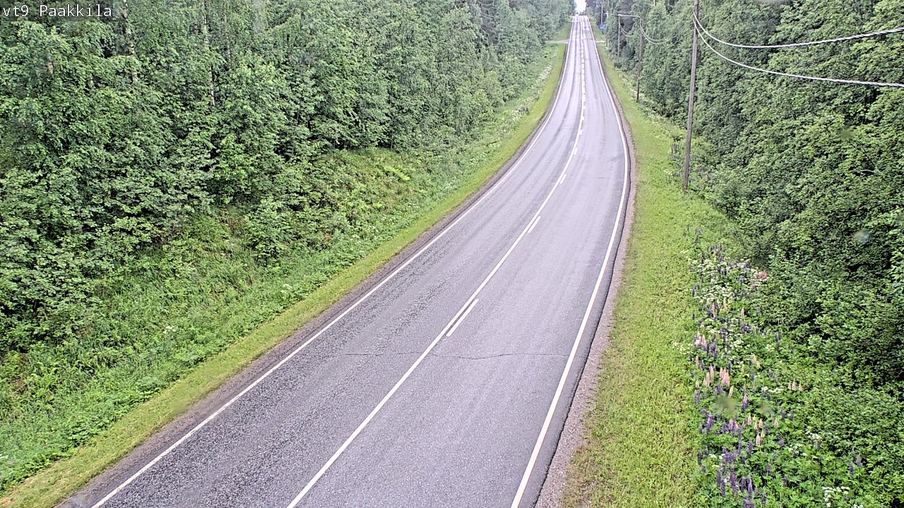 Weather Camera Image Väg 9 Tuusniemi, Paakkila, Tuusniemi, Pohjois-Savo