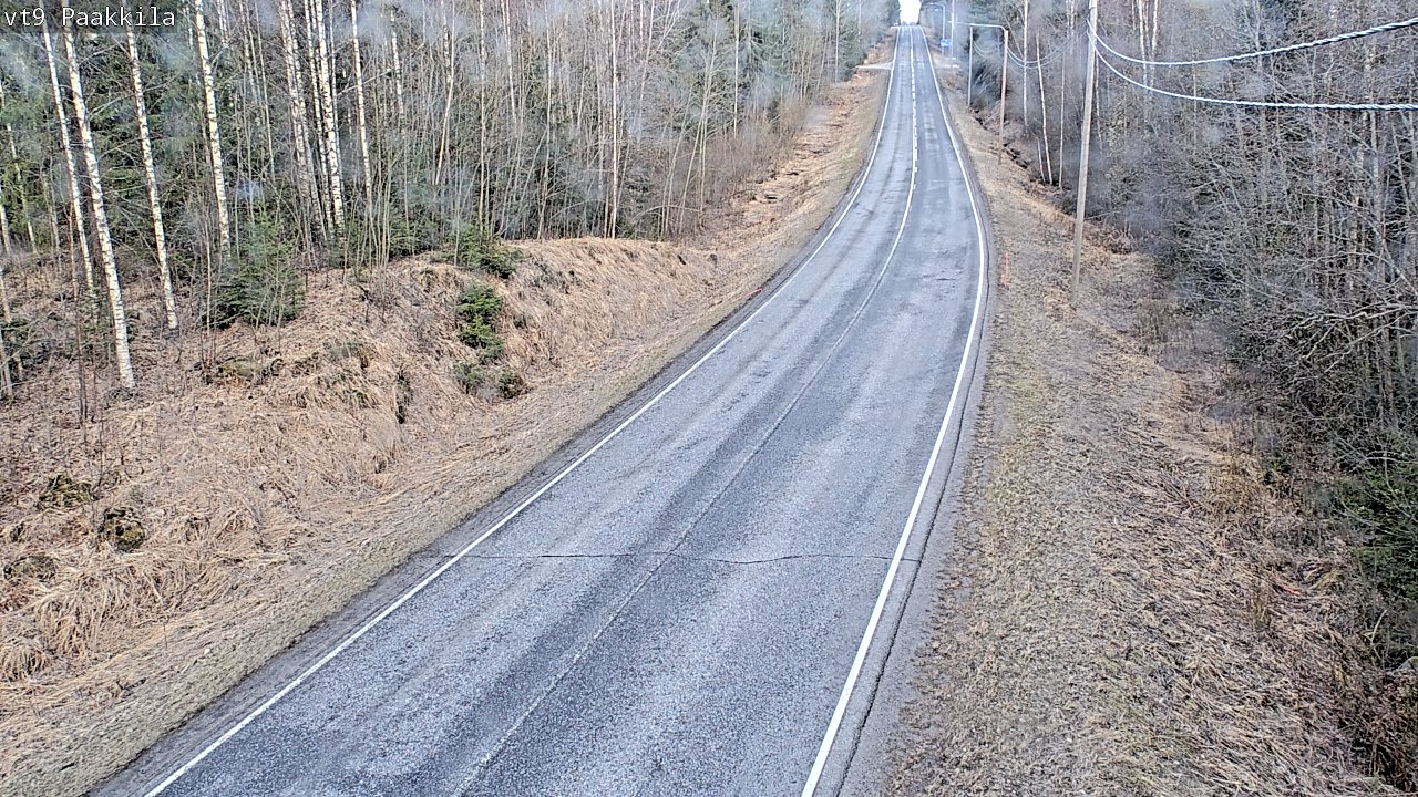 Weather Camera Image Väg 9 Tuusniemi, Paakkila, Tuusniemi, Pohjois-Savo