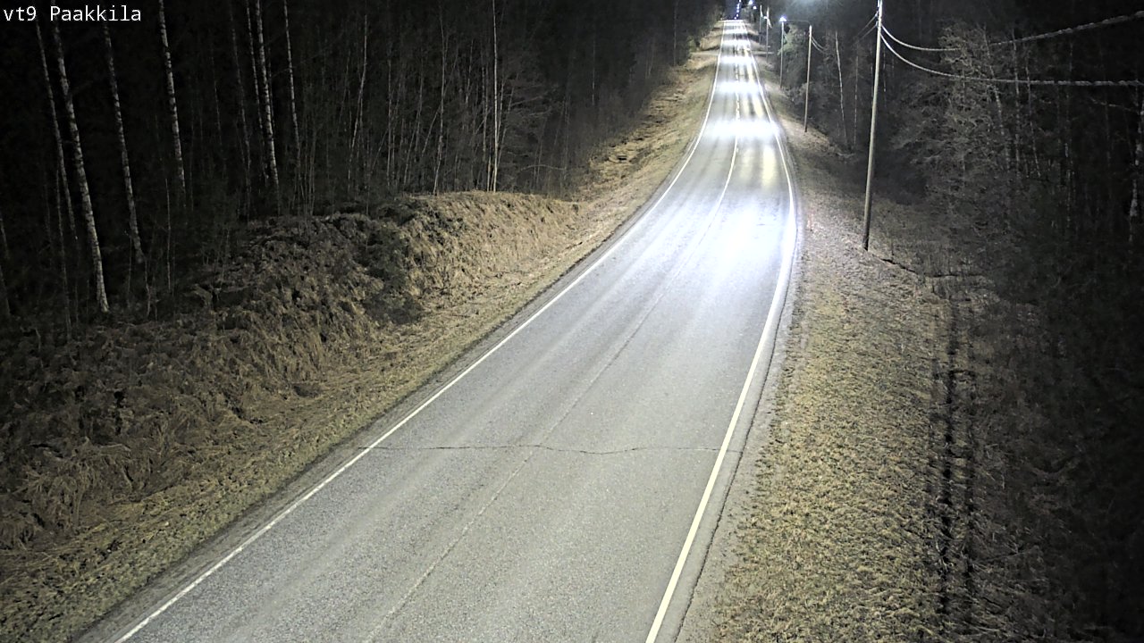 Weather Camera Image Väg 9 Tuusniemi, Paakkila, Tuusniemi, Pohjois-Savo