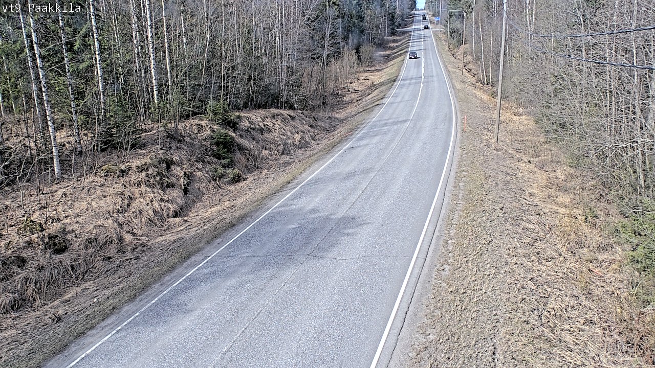 Weather Camera Image Road 9 Tuusniemi, Paakkila, Tuusniemi, Pohjois-Savo