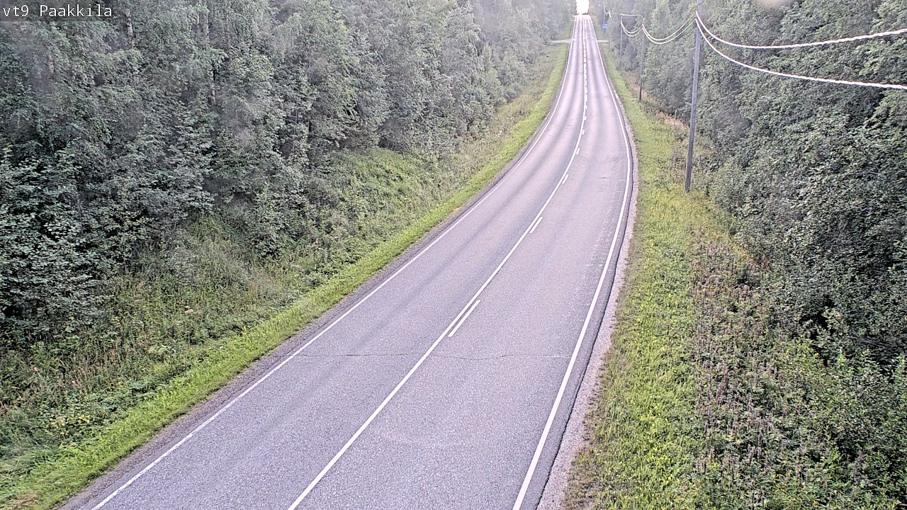 Weather Camera Image Väg 9 Tuusniemi, Paakkila, Tuusniemi, Pohjois-Savo