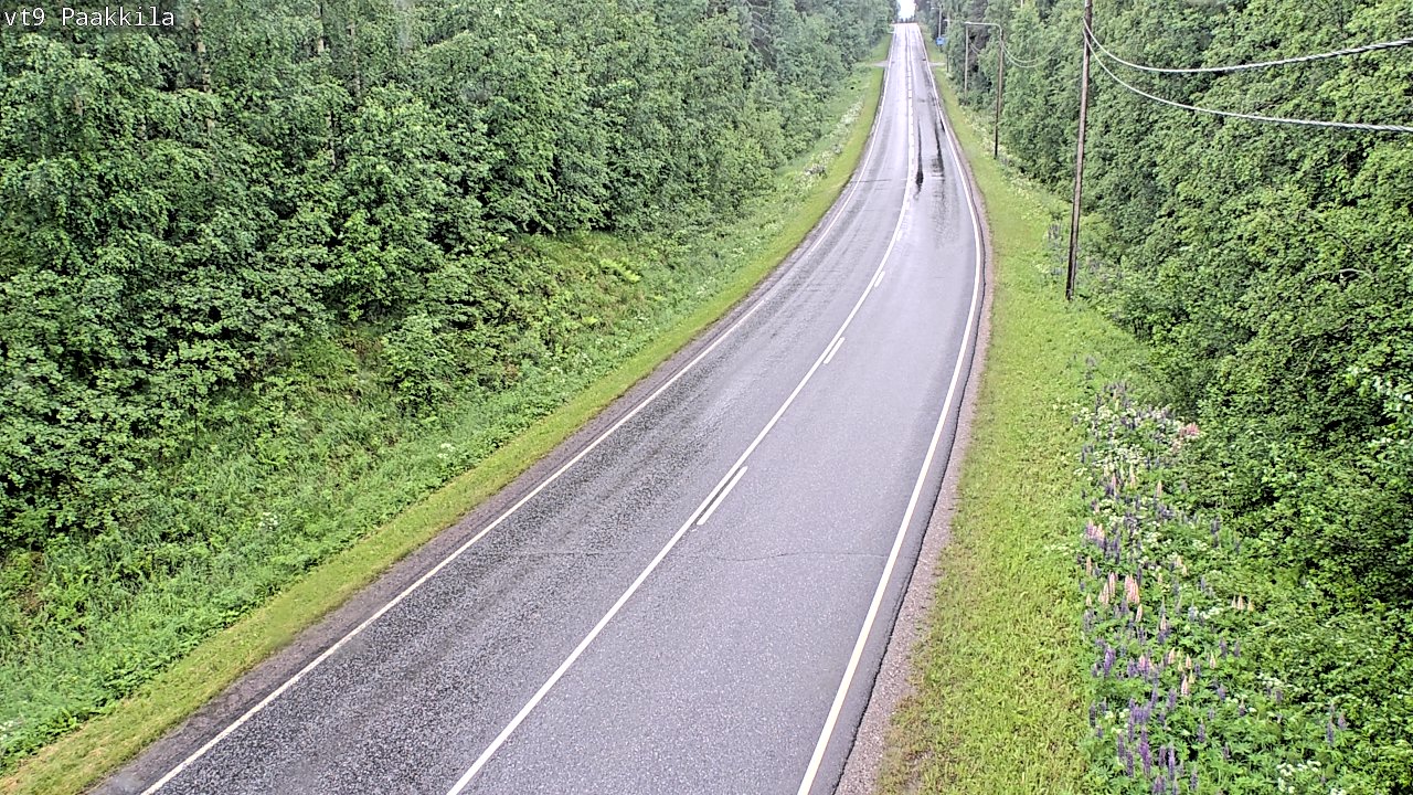 Weather Camera Image Väg 9 Tuusniemi, Paakkila, Tuusniemi, Pohjois-Savo