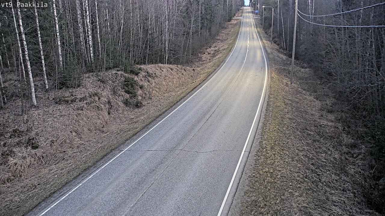 Kelikamerat Kuva Tie 9 Tuusniemi, Paakkila, Tuusniemi, Pohjois-Savo