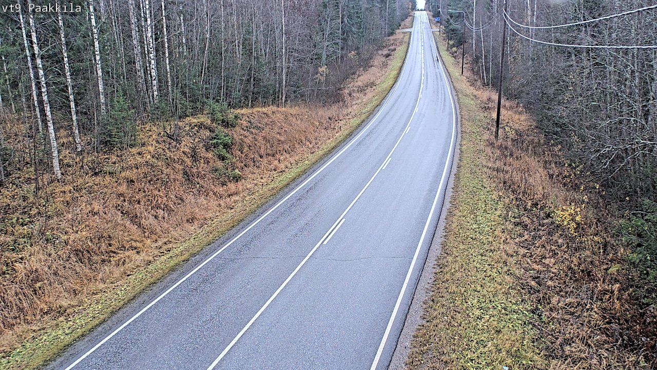 Weather Camera Image Väg 9 Tuusniemi, Paakkila, Tuusniemi, Pohjois-Savo