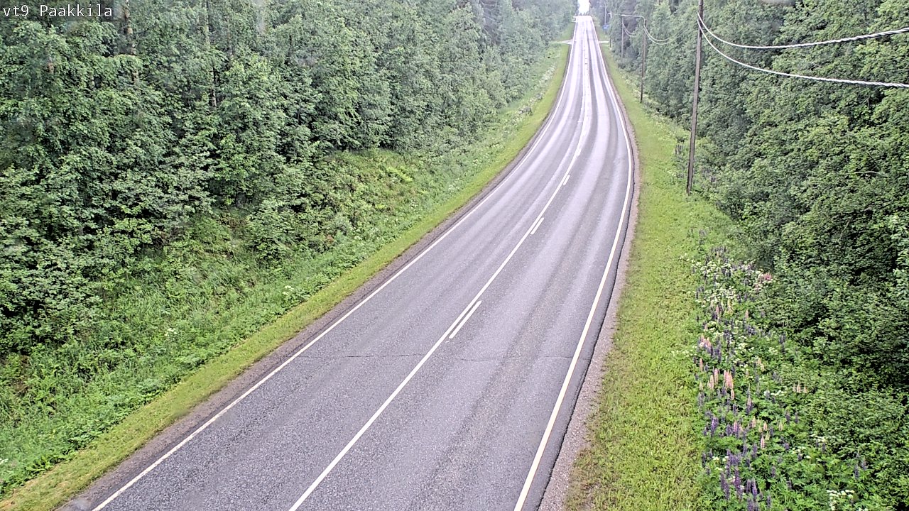 Weather Camera Image Väg 9 Tuusniemi, Paakkila, Tuusniemi, Pohjois-Savo