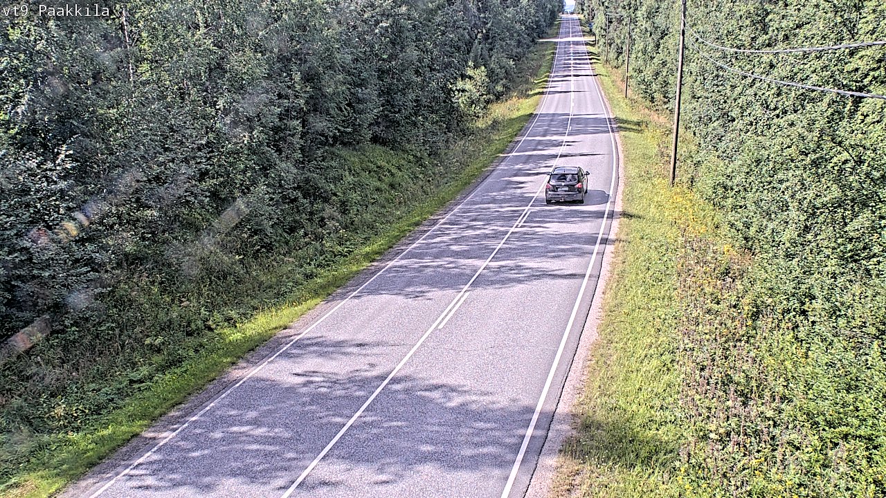 Weather Camera Image Väg 9 Tuusniemi, Paakkila, Tuusniemi, Pohjois-Savo