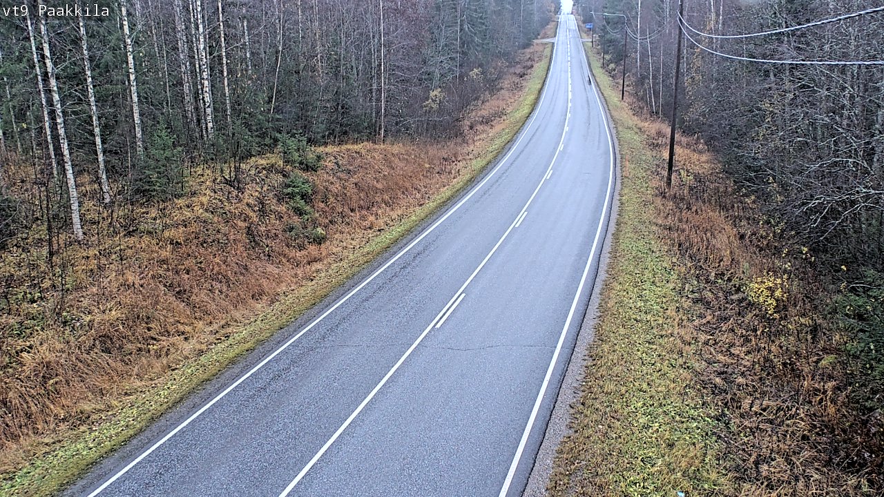 Kelikamerat Kuva Tie 9 Tuusniemi, Paakkila, Tuusniemi, Pohjois-Savo