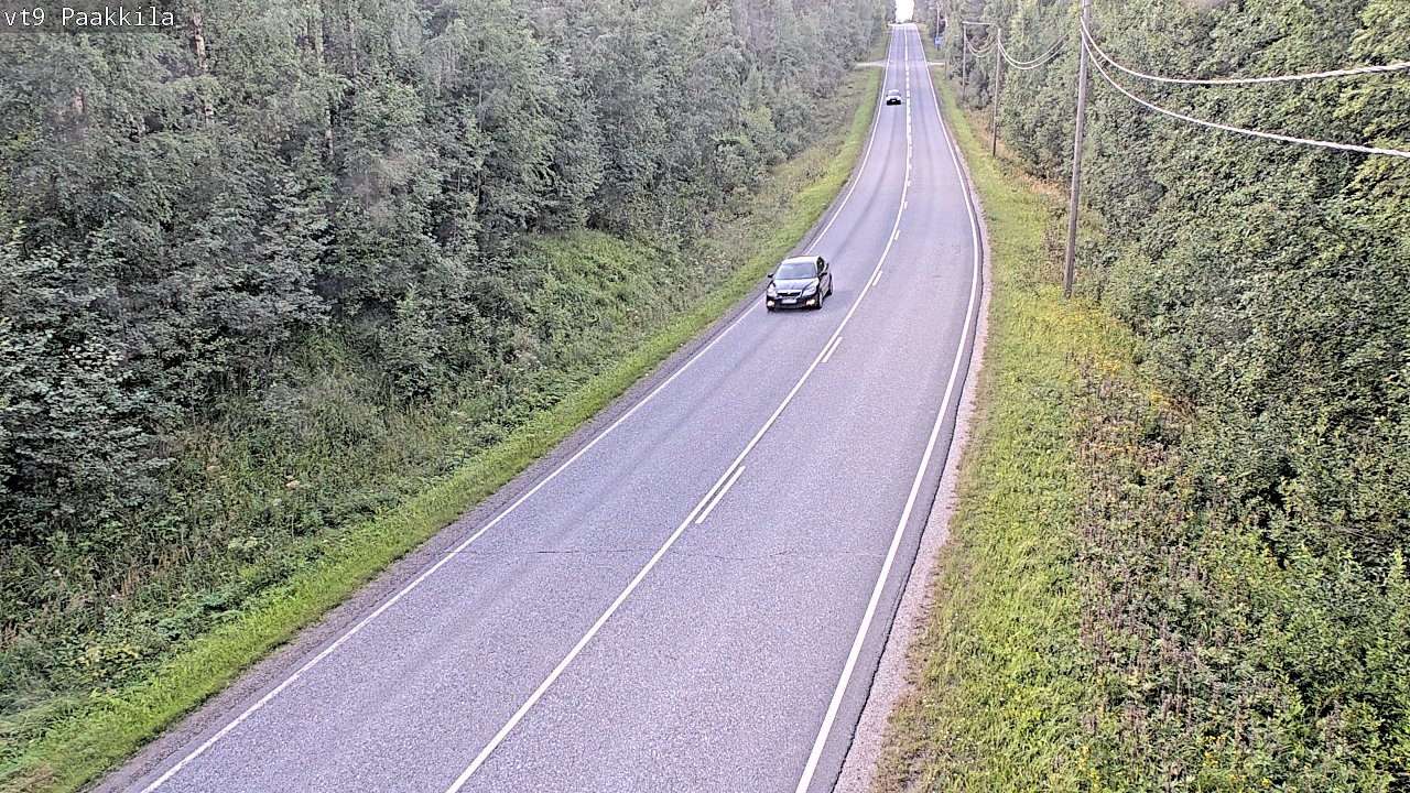 Weather Camera Image Väg 9 Tuusniemi, Paakkila, Tuusniemi, Pohjois-Savo