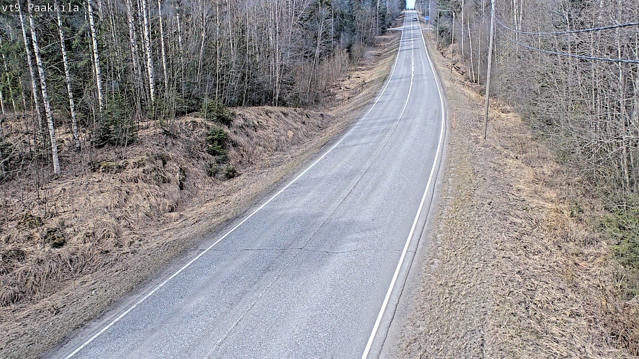 Weather Camera Image Väg 9 Tuusniemi, Paakkila, Tuusniemi, Pohjois-Savo