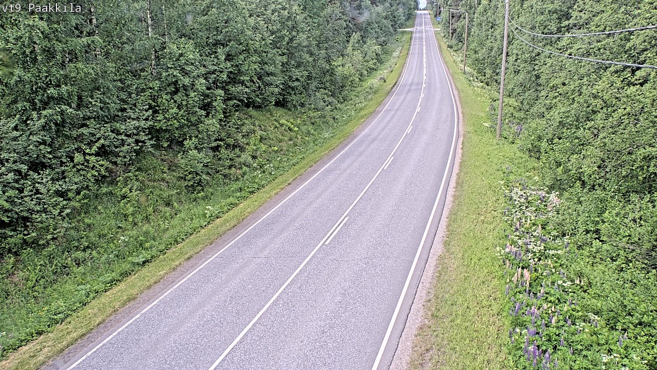 Weather Camera Image Road 9 Tuusniemi, Paakkila, Tuusniemi, Pohjois-Savo