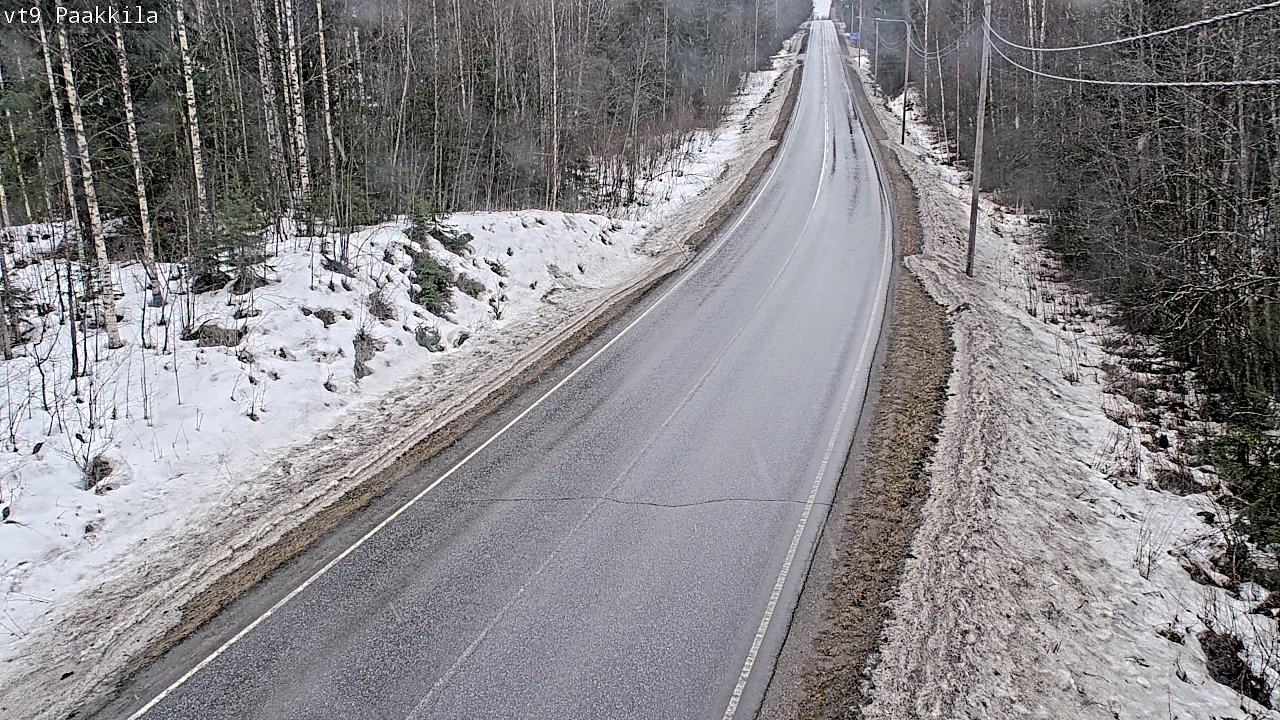 Weather Camera Image Road 9 Tuusniemi, Paakkila, Tuusniemi, Pohjois-Savo