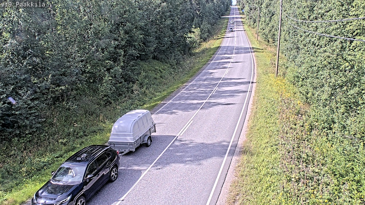 Weather Camera Image Väg 9 Tuusniemi, Paakkila, Tuusniemi, Pohjois-Savo