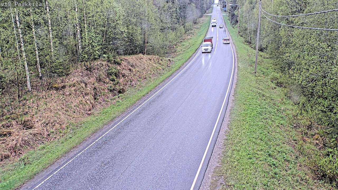 Weather Camera Image Väg 9 Tuusniemi, Paakkila, Tuusniemi, Pohjois-Savo
