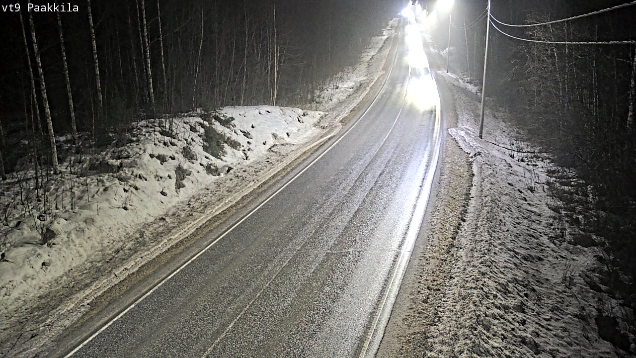 Weather Camera Image Väg 9 Tuusniemi, Paakkila, Tuusniemi, Pohjois-Savo