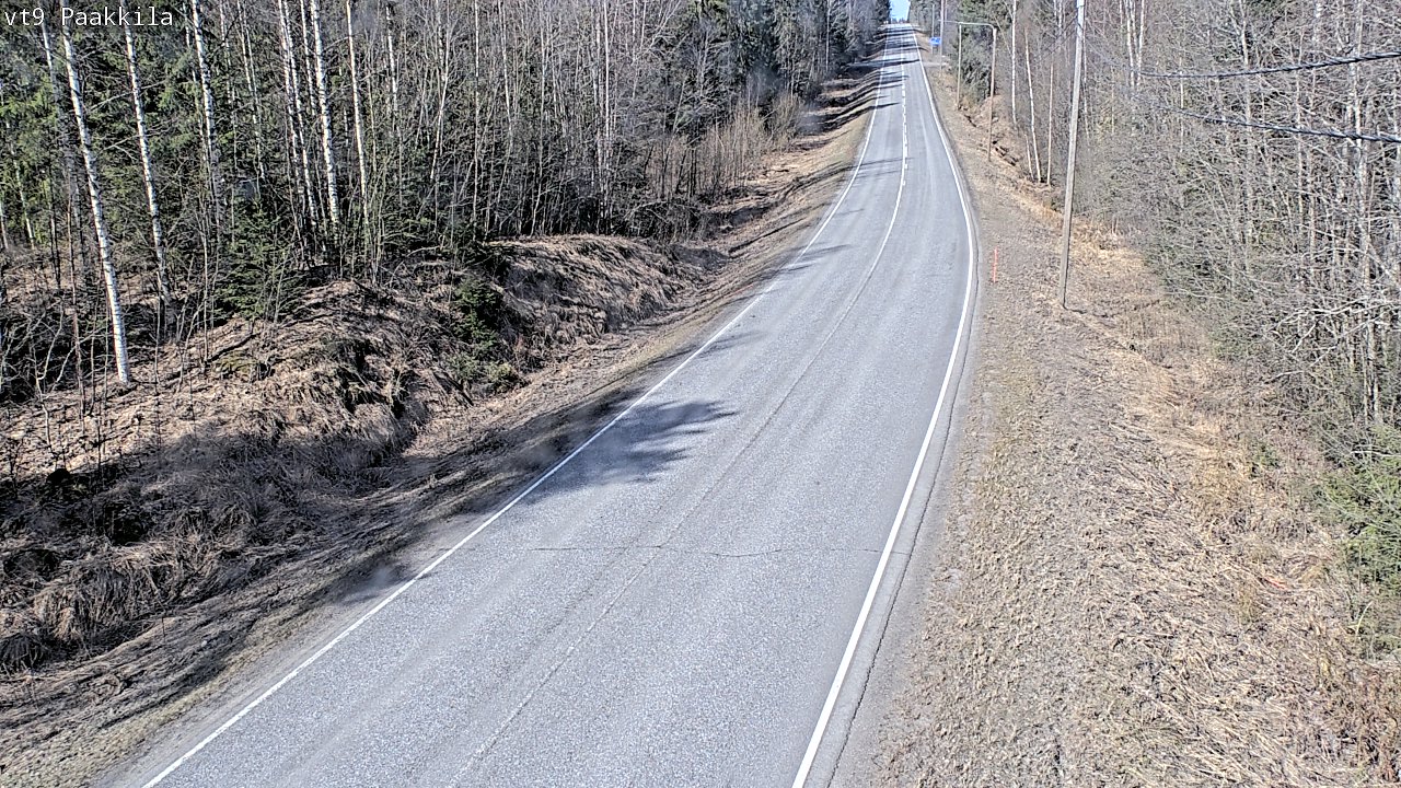 Weather Camera Image Väg 9 Tuusniemi, Paakkila, Tuusniemi, Pohjois-Savo