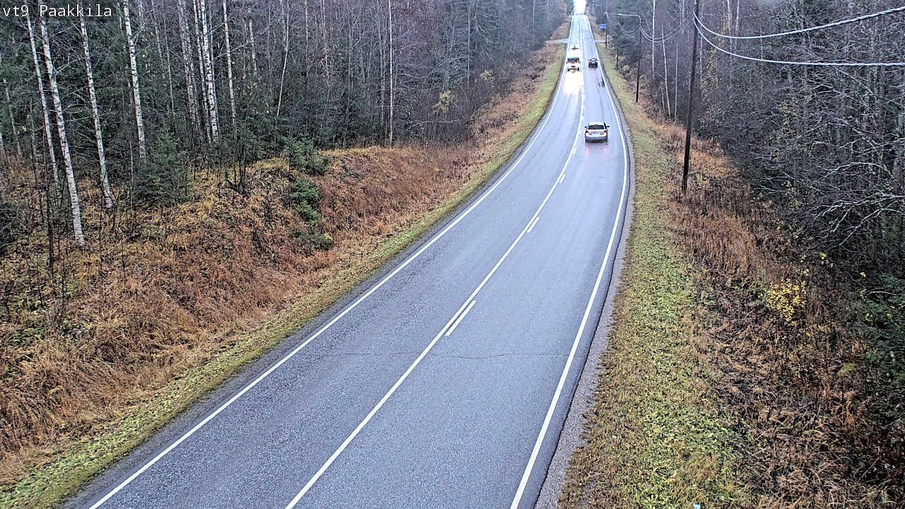 Kelikamerat Kuva Tie 9 Tuusniemi, Paakkila, Tuusniemi, Pohjois-Savo