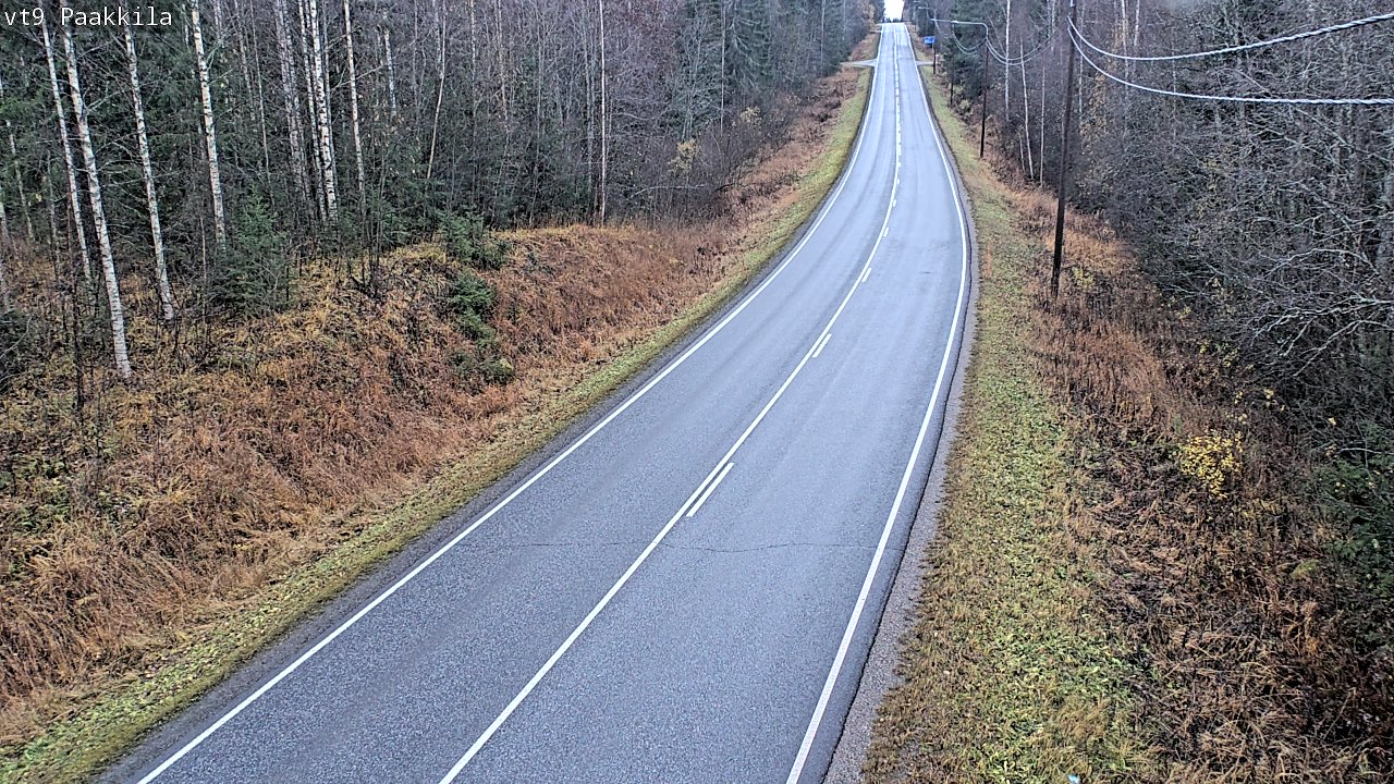 Kelikamerat Kuva Tie 9 Tuusniemi, Paakkila, Tuusniemi, Pohjois-Savo