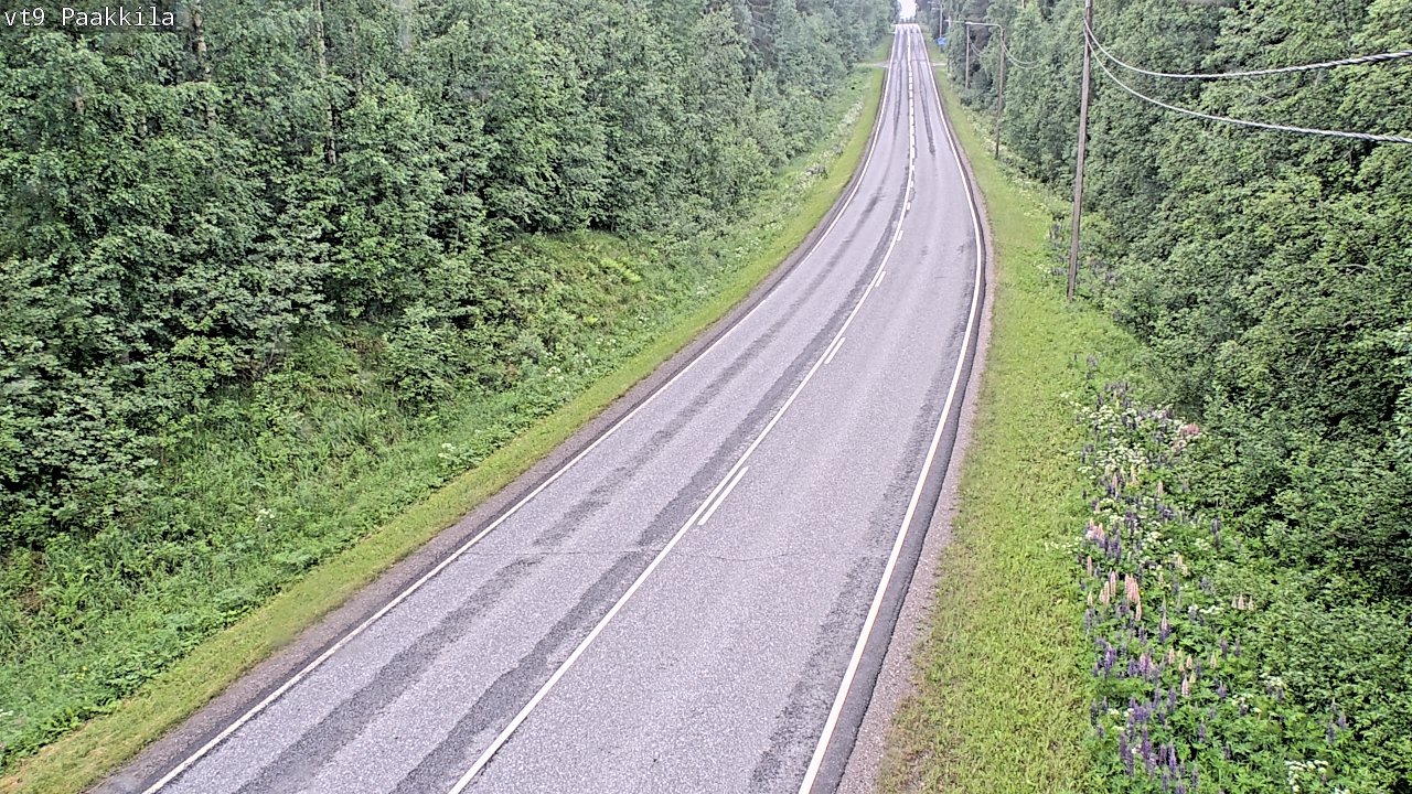 Weather Camera Image Väg 9 Tuusniemi, Paakkila, Tuusniemi, Pohjois-Savo