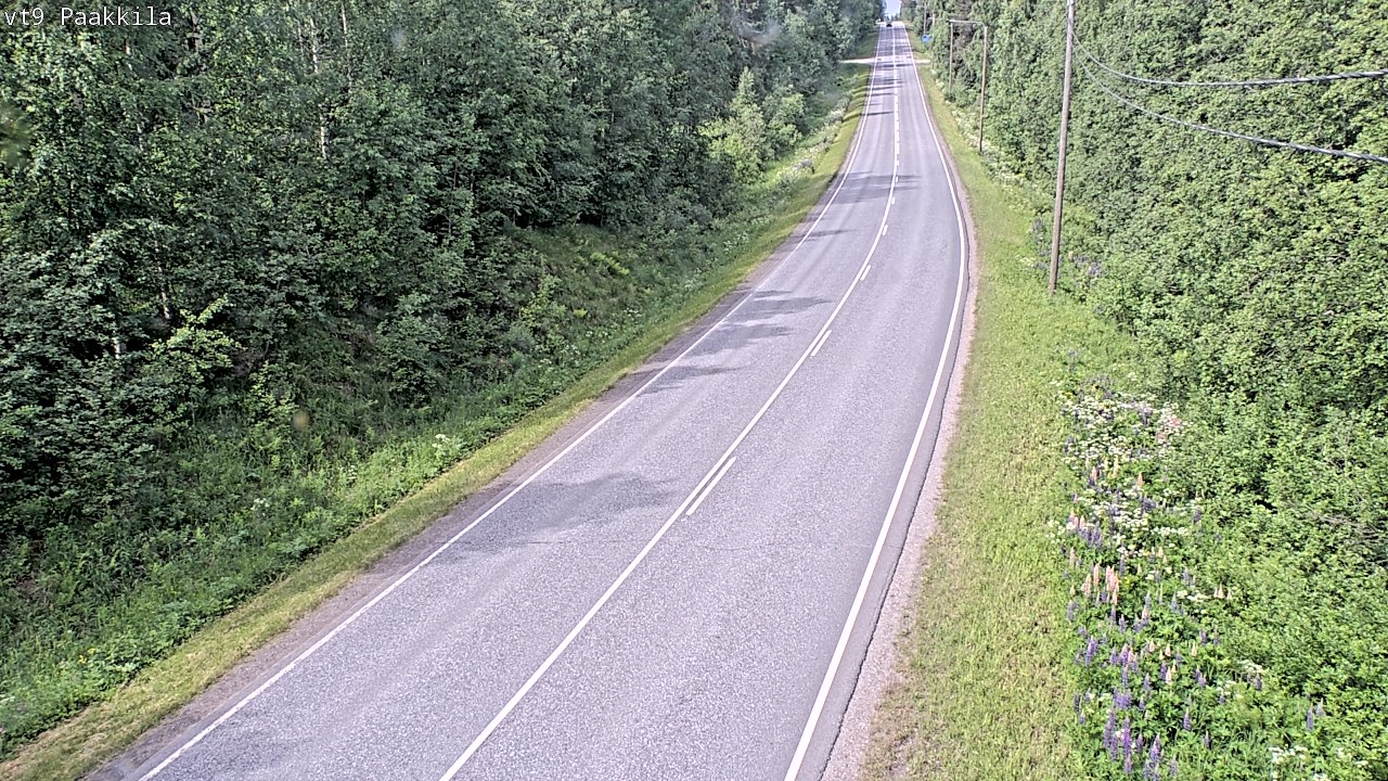 Weather Camera Image Road 9 Tuusniemi, Paakkila, Tuusniemi, Pohjois-Savo