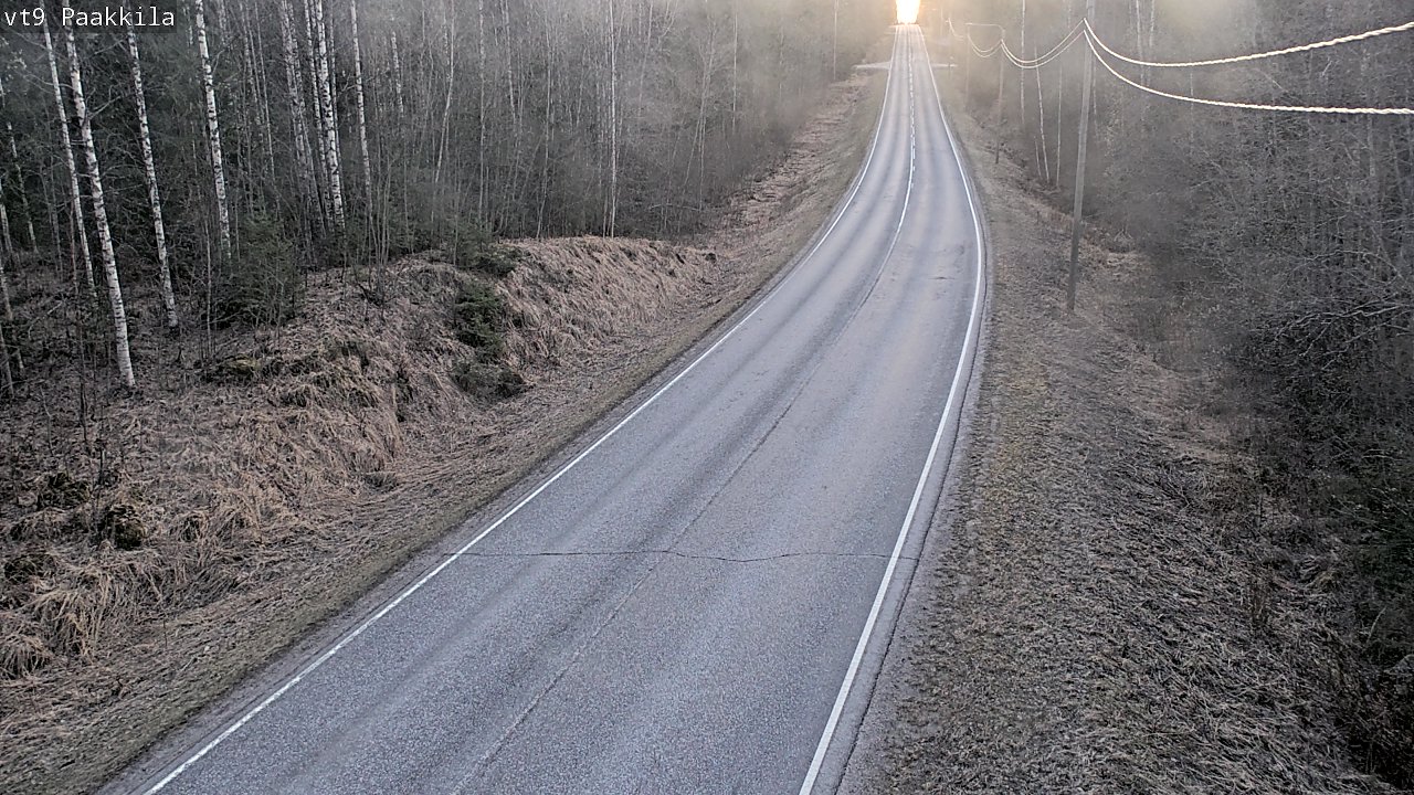 Weather Camera Image Väg 9 Tuusniemi, Paakkila, Tuusniemi, Pohjois-Savo