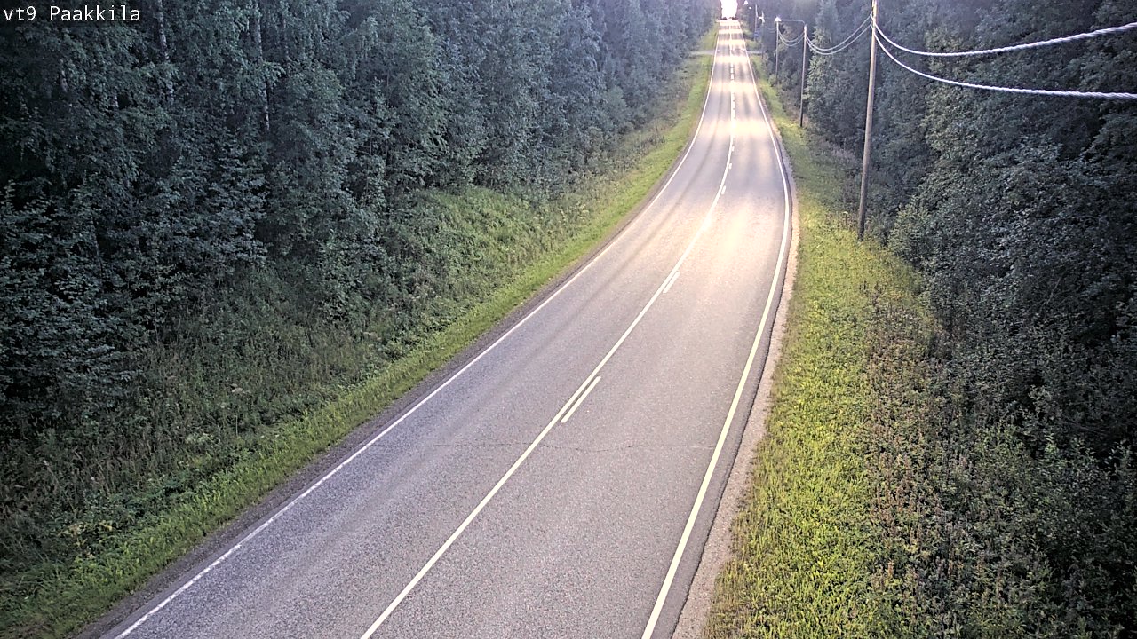 Weather Camera Image Väg 9 Tuusniemi, Paakkila, Tuusniemi, Pohjois-Savo