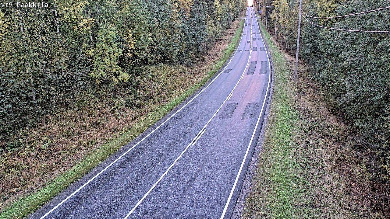 Kelikamerat Kuva Tie 9 Tuusniemi, Paakkila, Tuusniemi, Pohjois-Savo