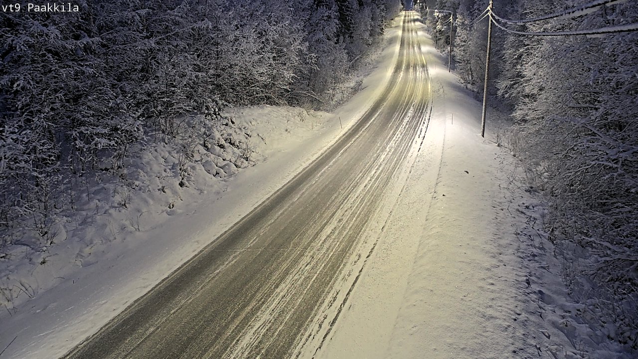 Kelikamerat Kuva Tie 9 Tuusniemi, Paakkila, Tuusniemi, Pohjois-Savo