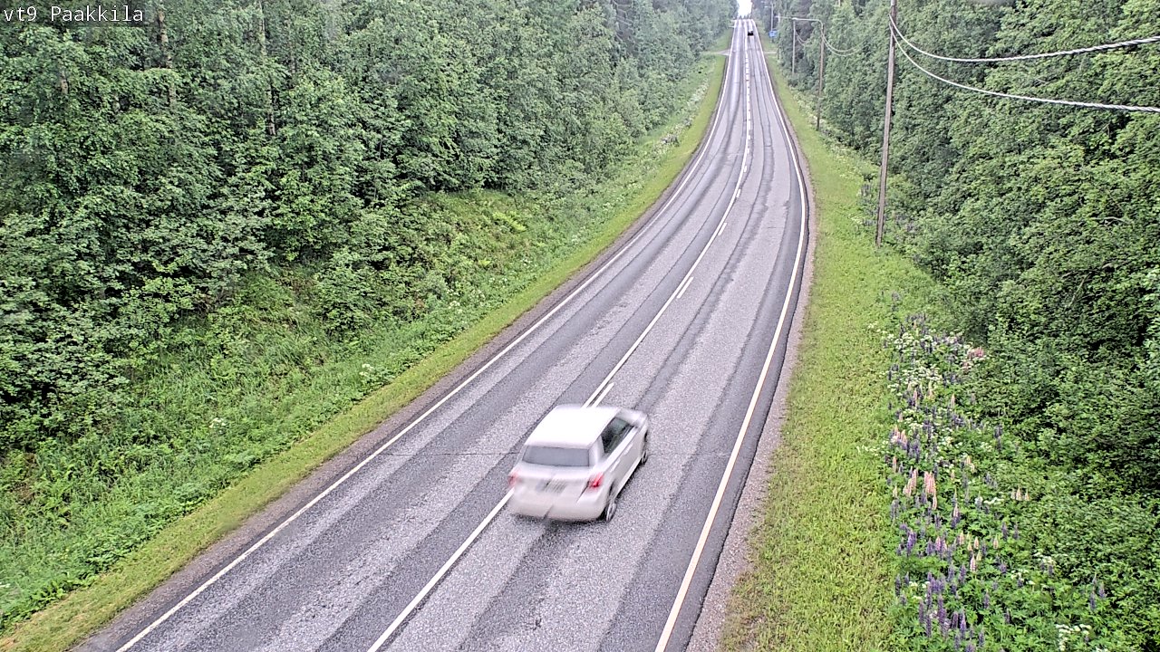 Weather Camera Image Väg 9 Tuusniemi, Paakkila, Tuusniemi, Pohjois-Savo
