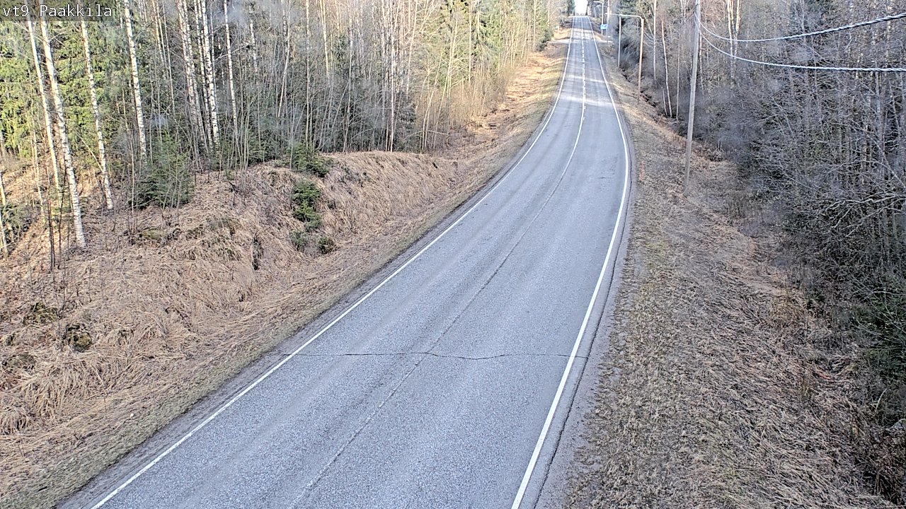 Weather Camera Image Road 9 Tuusniemi, Paakkila, Tuusniemi, Pohjois-Savo