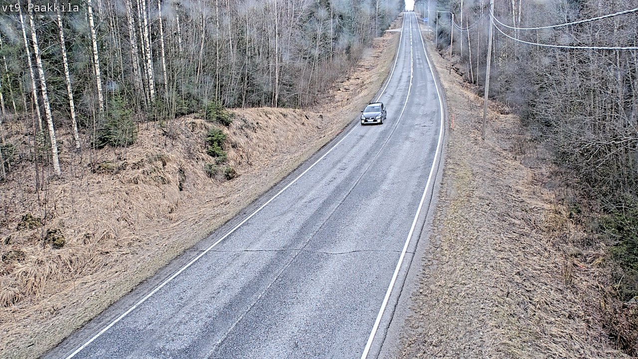 Weather Camera Image Väg 9 Tuusniemi, Paakkila, Tuusniemi, Pohjois-Savo