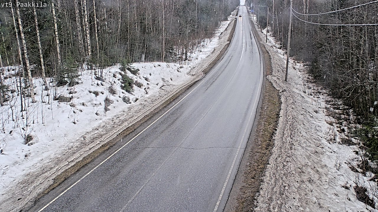 Weather Camera Image Road 9 Tuusniemi, Paakkila, Tuusniemi, Pohjois-Savo