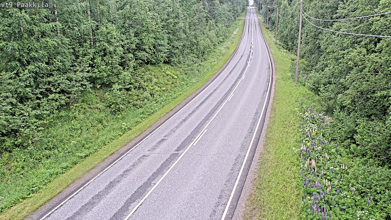 Weather Camera Image Väg 9 Tuusniemi, Paakkila, Tuusniemi, Pohjois-Savo