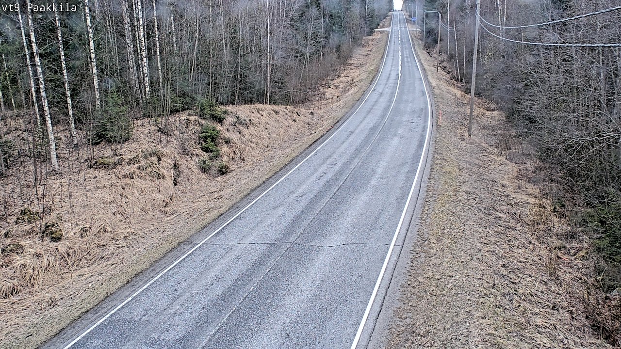 Weather Camera Image Väg 9 Tuusniemi, Paakkila, Tuusniemi, Pohjois-Savo