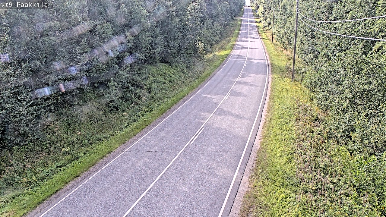 Weather Camera Image Väg 9 Tuusniemi, Paakkila, Tuusniemi, Pohjois-Savo