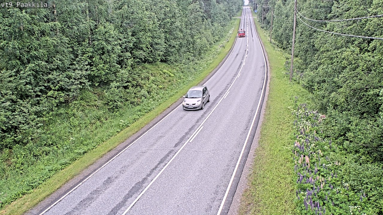 Weather Camera Image Väg 9 Tuusniemi, Paakkila, Tuusniemi, Pohjois-Savo