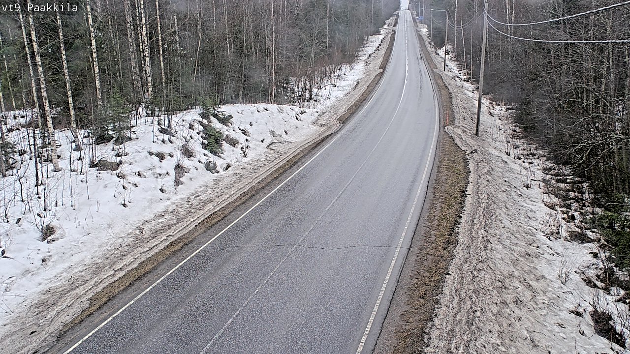Weather Camera Image Väg 9 Tuusniemi, Paakkila, Tuusniemi, Pohjois-Savo