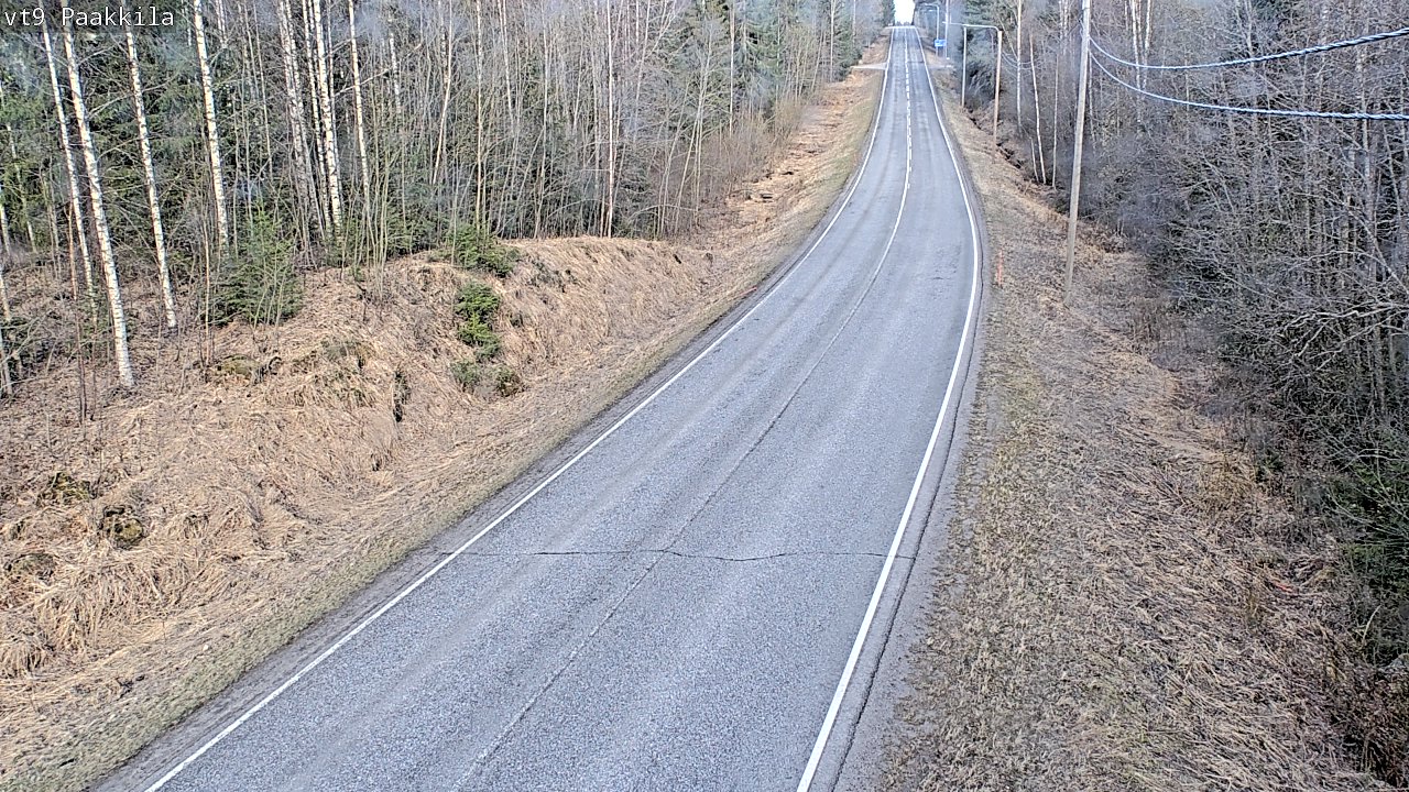 Weather Camera Image Road 9 Tuusniemi, Paakkila, Tuusniemi, Pohjois-Savo