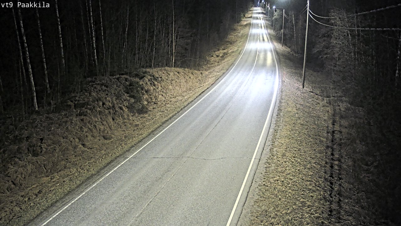 Weather Camera Image Väg 9 Tuusniemi, Paakkila, Tuusniemi, Pohjois-Savo