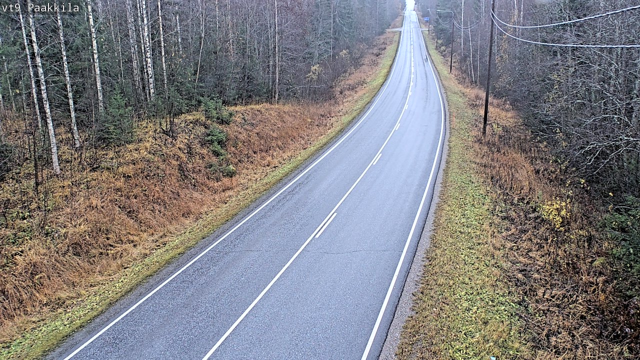 Kelikamerat Kuva Tie 9 Tuusniemi, Paakkila, Tuusniemi, Pohjois-Savo