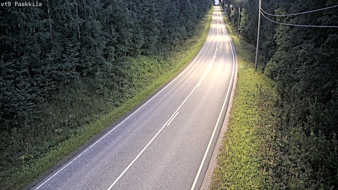 Weather Camera Image Väg 9 Tuusniemi, Paakkila, Tuusniemi, Pohjois-Savo