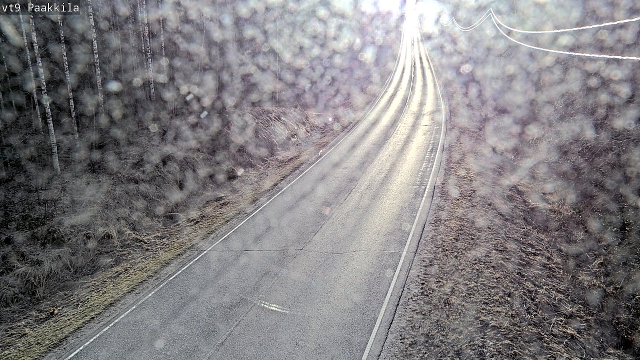 Weather Camera Image Väg 9 Tuusniemi, Paakkila, Tuusniemi, Pohjois-Savo