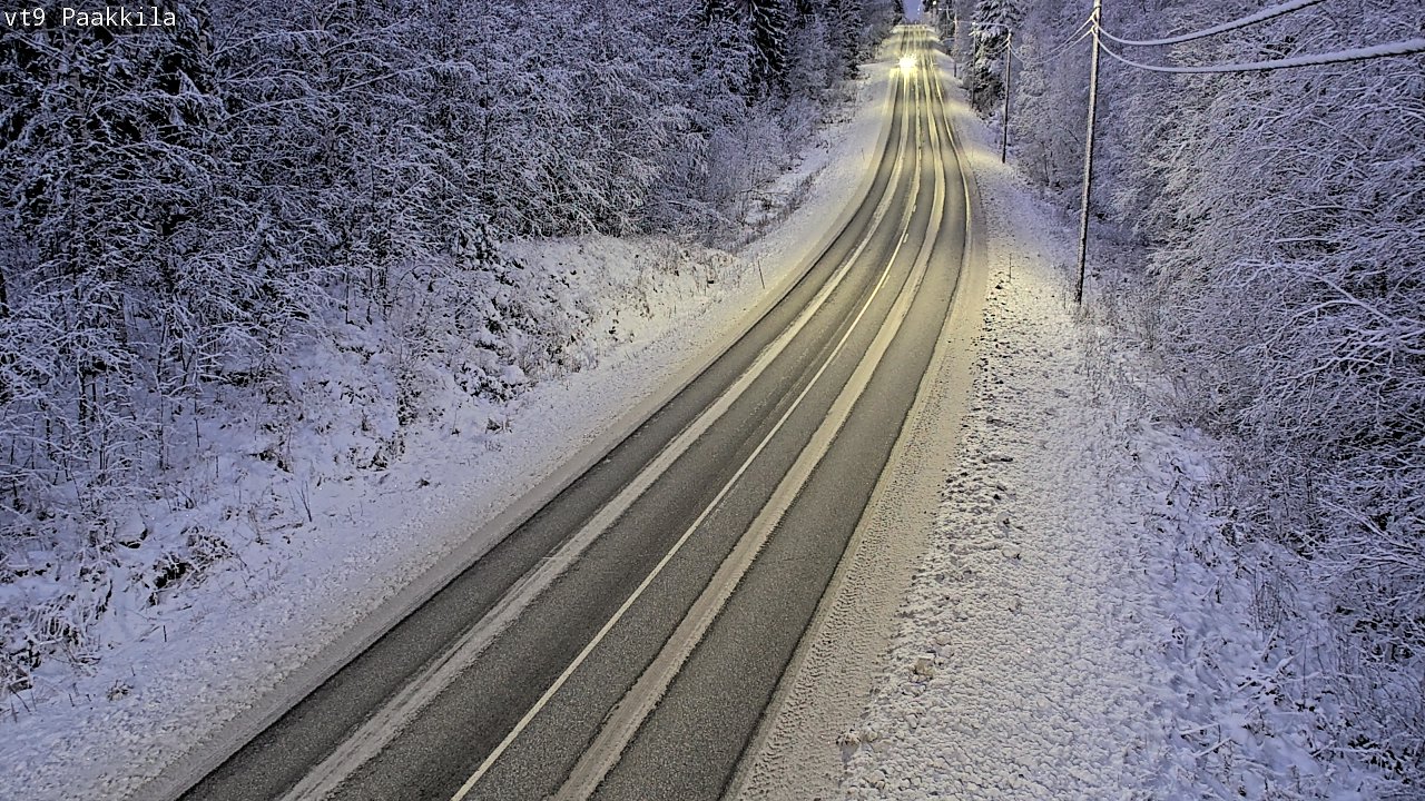 Kelikamerat Kuva Tie 9 Tuusniemi, Paakkila, Tuusniemi, Pohjois-Savo