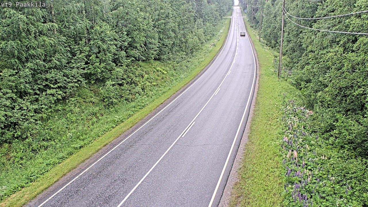Weather Camera Image Väg 9 Tuusniemi, Paakkila, Tuusniemi, Pohjois-Savo