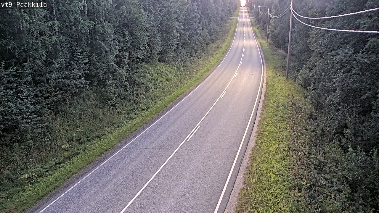 Weather Camera Image Väg 9 Tuusniemi, Paakkila, Tuusniemi, Pohjois-Savo