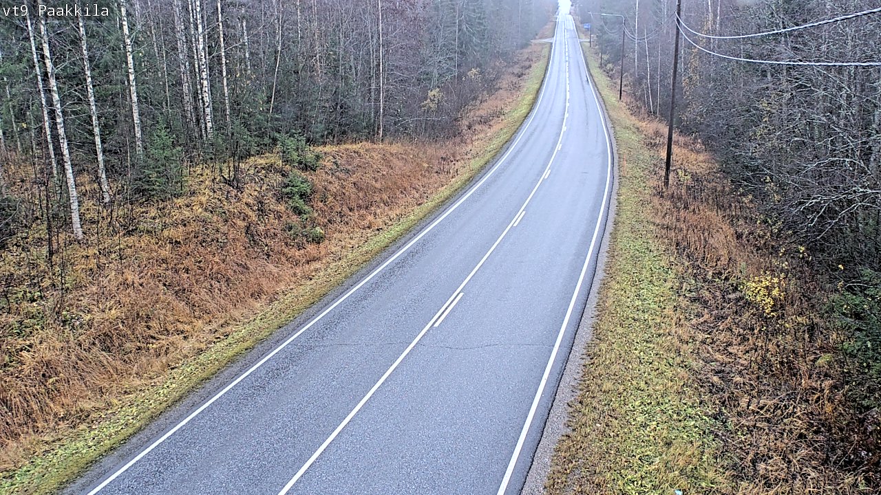 Kelikamerat Kuva Tie 9 Tuusniemi, Paakkila, Tuusniemi, Pohjois-Savo