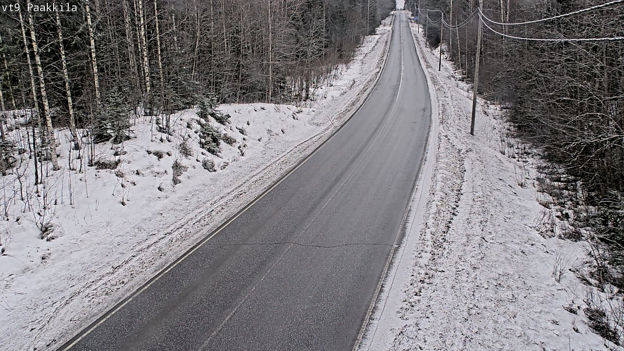 Kelikamerat Kuva Tie 9 Tuusniemi, Paakkila, Tuusniemi, Pohjois-Savo